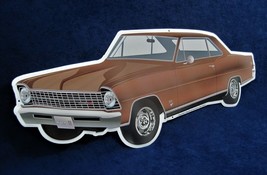 &#39;67 Chevy Nova - 22&quot; -*US MADE*- Die-Cut Metal Sign - Man Cave Garage Bar Décor - £19.94 GBP