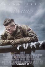 2014 FURY WWII Movie Poster 11x17 David Ayer Film Brad Pitt Scott Eastwo... - $14.99