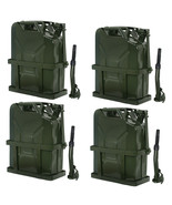 4X Jerry Can Fuel Tank W/ Holder Steel 5Gallon 20L Army Backup Military ... - £189.00 GBP