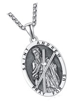 925 Sterling Silver Patron Saint Medals | Amulet for - £200.71 GBP