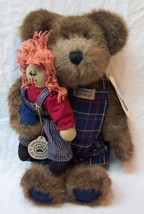 Boyds SIMON BEANSTER BEAR &amp; ANDY DOLL 10&quot; Plush STUFFED ANIMAL NEW - $24.74