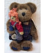 Boyds SIMON BEANSTER BEAR &amp; ANDY DOLL 10&quot; Plush STUFFED ANIMAL NEW - $461.61 MXN