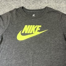 NIKE The Nike Tee Youth Large Gray Athletic Cut Crew Neck Long Sleeve Pu... - $12.15