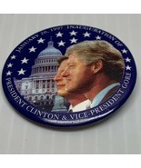 Bill Clinton Al Gore Presidential Inauguration Button Pin Election Janua... - £7.00 GBP