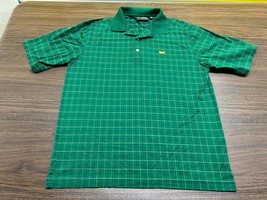 Masters Collection Amen Corner Men&#39;s Green Polo Shirt - Medium - Pima Co... - $24.99
