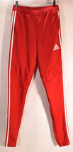 Adidas Womens 3 Stripes Jogger Pants Red XS - $49.50
