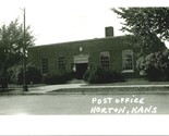 RPPC Ufficio Postale Costruzione Horton Kansas Unp Cartolina T13 - $7.12