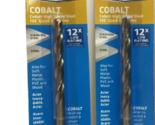 Century Drill &amp; Tool 26216  1/4&quot; Cobalt Drill Bit Pack of 2 - £12.50 GBP