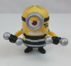 2017 Minions Despicable Me 3 Pumping Iron Prison Minion McDonald&#39;s Toy - £3.09 GBP