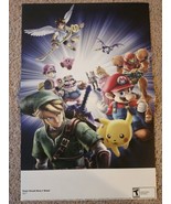 Super Smash Bros. Brawl 15.5&#39;&#39;x11.5&#39;&#39; Nintendo Power Double Sided Poster - £11.16 GBP