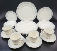 (4) Lenox Charleston 5 Pc Place Settings Vintage Cosmopolitan Floral Dis... - $313.70