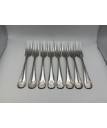 Set of 8 Reed &amp; Barton 18/10 Stainless Steel SEA SHELLS Dinner Forks - €68,66 EUR