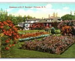 Butchart Residence Gardens Victoria BC Canada UNP DB Postcard B19 - £2.33 GBP