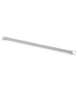 18Carat White Gold Diamond Three Row Bracelet Claw Set 6.50 cts  - $11,658.90