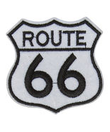 Route 66 Road Sign Patch SIze 2.5 x 2.5 Inches - $12.00