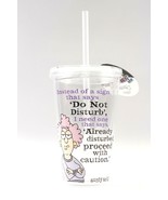 Aunty-Acid Spoontiques Insulated Cold Drink Cup with Straw Do Not Disturb - $13.00