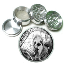 Cute Sloth Images D9 Aluminum Herb Grinder 2.5&quot; 63mm 4 Piece - $16.78
