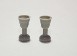 Grey Drinking glass set of 2 - $1.00
