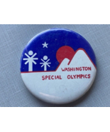 Vintage Washington Special Olympics Collectible Pinback Pin 2.25" - $5.50