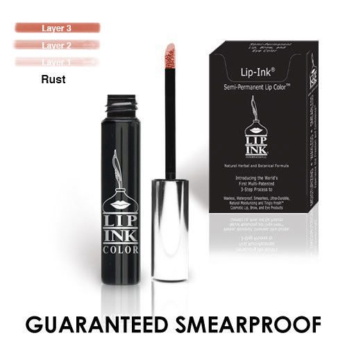 LIP INK Organic Vegan  Smearproof Trial Lip Kits - Rust