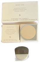 Mary Kay Dual Coverage Powder Foundation Ivory 100 Set - £38.71 GBP