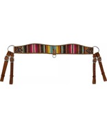 Showman Leather Tripping Collar w/ Serape Blanket Inlay - £234.57 GBP