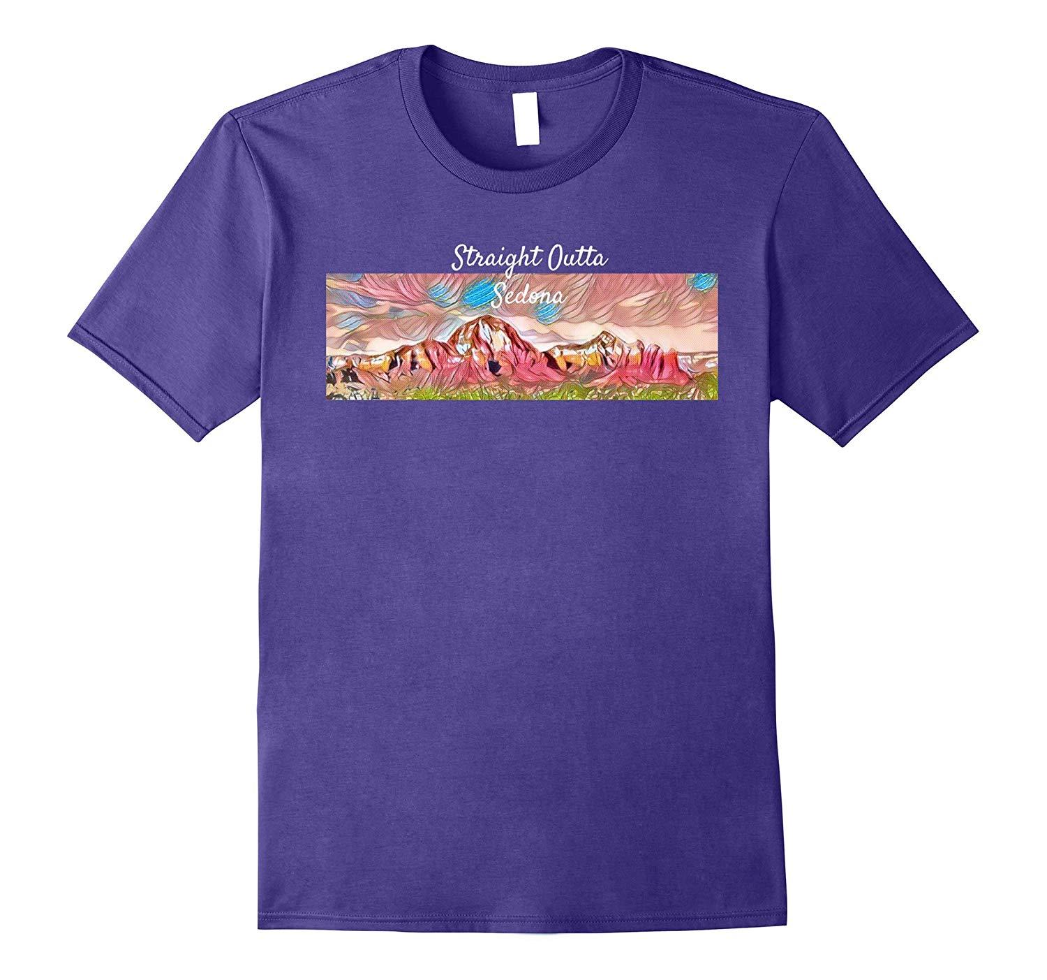 New Shirts - Straight Outta Sedona T-shirt Az Red Rocks Lover Men - $19.95 - $23.95