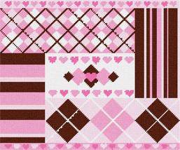 Pepita Argyle Truffle Needlepoint Canvas - £65.78 GBP+