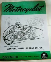 100th ANNIVERSARY MOTORCYCLIST MAGAZINE REPRODUCTION POSTER MOTOR CYCLE ... - $39.55