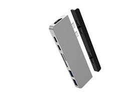 HyperDrive USB C Hub, Mac Type-C Dual Hub Adapter for MacBook Pro Air 13" 15" 16 - $95.91 CAD