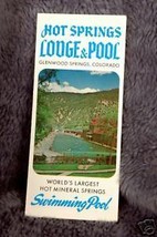 Hot Springs Lodge &amp; Pool Glenwood Springs CO Brochure - £1.95 GBP