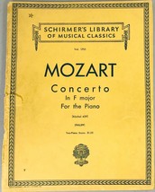 Mozart Concerto’s In F major Schirmer’s Library of Musical Classics For ... - £10.35 GBP