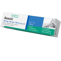 Aescin Gel anti-inflammatory drug for injuries and swelling of the legs,... - £19.62 GBP
