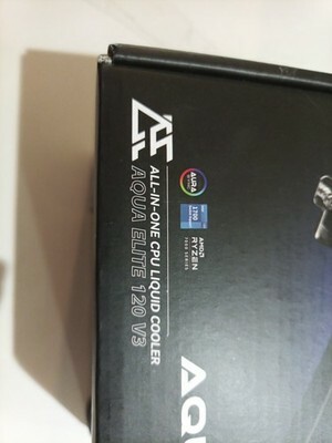 Aqua Elite 120 V3 AIO CPU Cooler, 120mm Liquid Cooling, ARGB PWM Fans, Intel ... Item image 4