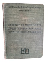 Coleridge’s The Ancient Mariner - Lowell’s The Vision Of Sir Launfal Burn’s - $18.70