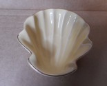 Designed by Carolina Yellow Porcelain Shape Seashell Soap Dish 4 1/4&quot; Go... - $10.89