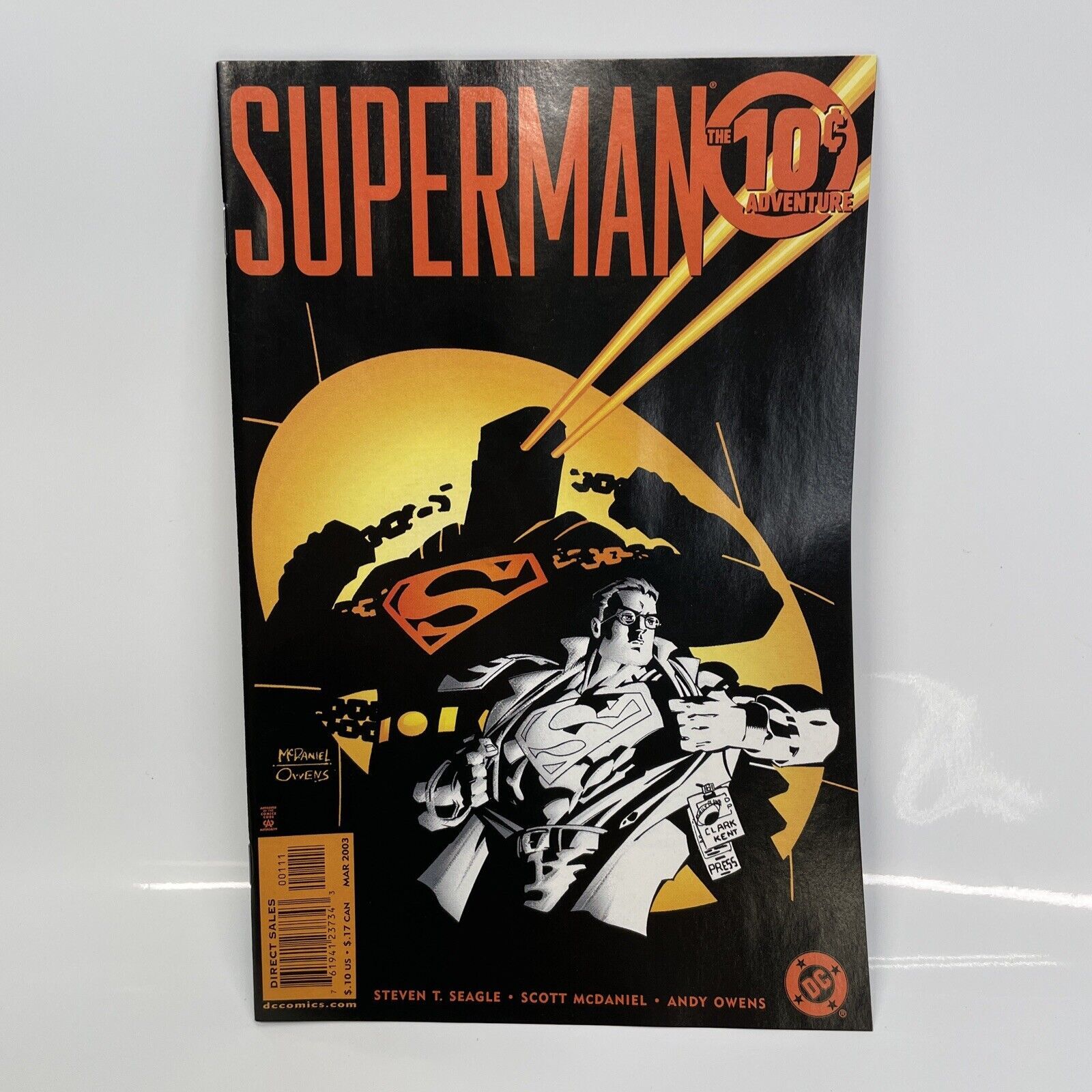 Superman The 10 Cent Adventure #1 DC Comic Book March 2003 - $2.00