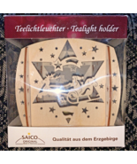 Erzgebirge Germany Wooden Christmas Candel Holder in Box - $242.33 MXN