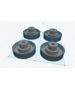 4x Rubber Feet Set for Technics SL-BD22 Turntable Anti-Vibration Replace... - $19.14