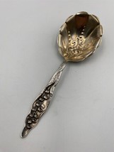 Early Whiting Sterling Silver Lily of the Valley Preserve / Serving Spoon - $99.99