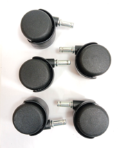 Master Caster 65434 Safety Casters K Stem Matte Black  S-Neck 5/Set - $12.00
