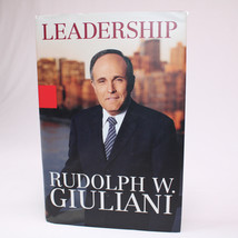 Signed Rudolph W &#39;rudy&#39; Giuliani 2002 Book Leadership 1st Edition Hc Book w/DJ - £16.56 GBP