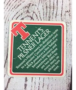 7 Tennent&#39;s Pilsner Lager Vtg Beer Coaster Brewery Advertising Bar Taver... - £9.47 GBP