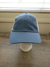 Blue and White Baseball Cap. Trucker Hat. One size fits most adults. - £9.34 GBP