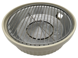 Maverick Indoor Grill G40 Series Cool-Touch Stoneware White Ceramic BBQ WORKS - £14.13 GBP