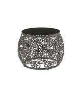 Hikre Patio Lounge Chair &amp; Side Table, Charcoal Fabric &amp; Black Wicker - $14,107.11 MXN
