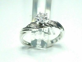 Engagement Ring 1.90Ct Round Cut Simulated Diamond 925 Sterling Silver Size 5.5 - $133.34