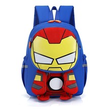 Disney Marvel Spider-Man New Children&#39;s School Bag Iron Man Fashion Boys Backpac - £18.15 GBP