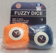 Virginia Cavaliers 3&quot; Fuzzy Dice - NCAA - $11.63