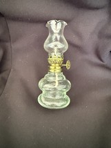 Antique Clear Glass Mini Oil Lamp – Elegant &amp; Ornate Collector’s Treasure! - $14.85